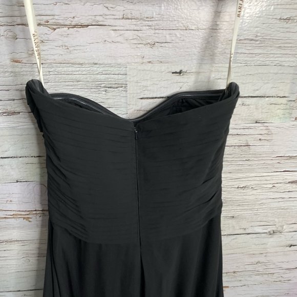 Bari Jay strapless gown maxi dress black size 6 - Picture 5 of 11
